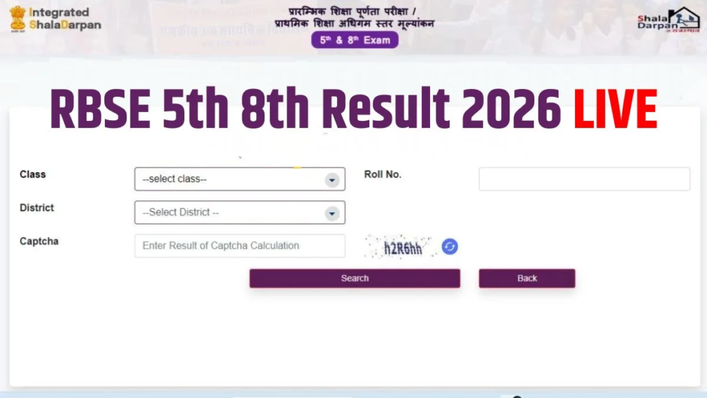 RBSE 5th & 8th Result 2026: Complete Guide to Rajasthan Board Results ...